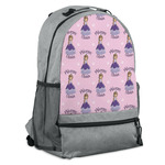 Custom Princess Backpack - Grey (Personalized)