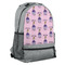 Custom Princess Large Backpack - Gray - Angled View