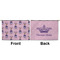 Custom Princess Large Zipper Pouch Approval (Front and Back)
