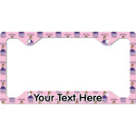 Custom Princess License Plate Frame - Style C (Personalized)