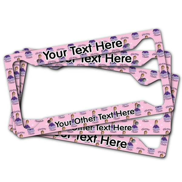 Custom Princess License Plate Frames - (PARENT MAIN)