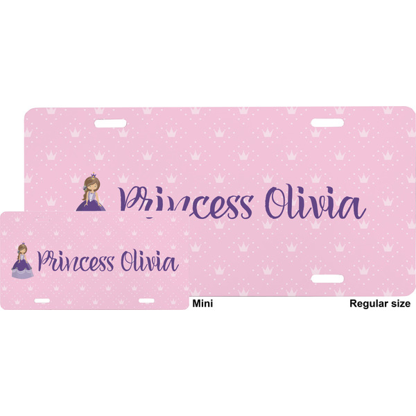Custom Princess License Plate (Sizes)
