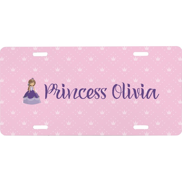 Custom Custom Princess Front License Plate (Personalized)