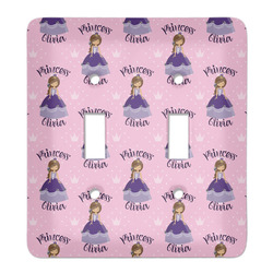 Custom Princess Light Switch Cover (2 Toggle Plate) (Personalized)