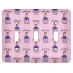 Custom Princess Light Switch Cover (3 Toggle Plate) (Personalized)