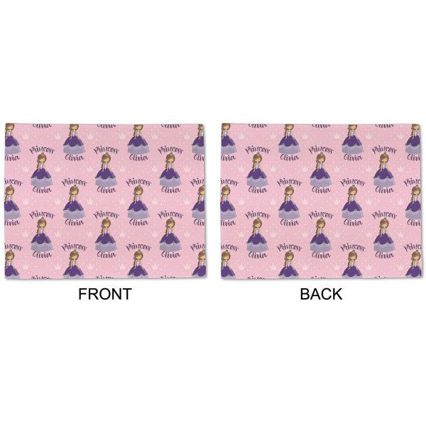 Custom Princess Linen Placemat - APPROVAL (double sided)