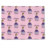Custom Princess Single-Sided Linen Placemat - Single w/ Name All Over