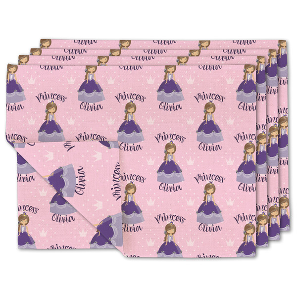 Custom Custom Princess Linen Placemat w/ Name All Over