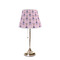 Custom Princess Poly Film Empire Lampshade - On Stand