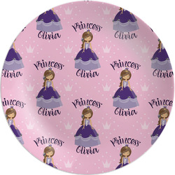 Custom Princess Melamine Salad Plate - 8" (Personalized)