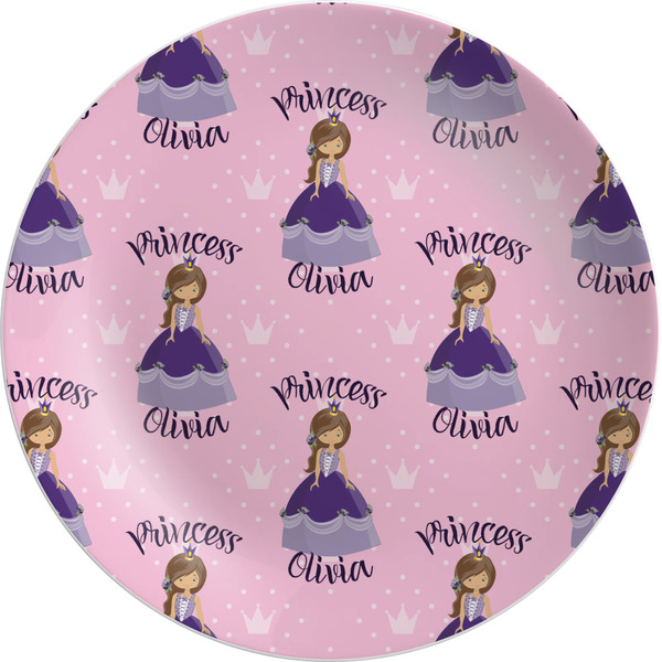 Custom Custom Princess Melamine Salad Plate - 8" (Personalized)