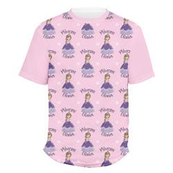 Custom Princess Men's Crew T-Shirt - Large (Personalized)
