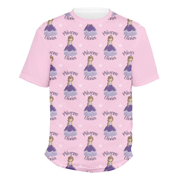 Custom Custom Princess Men's Crew T-Shirt - Small (Personalized)
