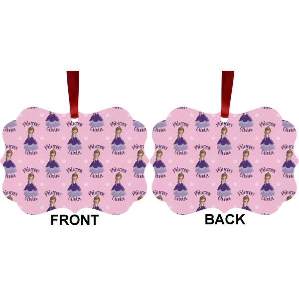 Custom Princess Metal Benilux Ornament - Front and Back (APPROVAL)