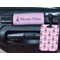 Custom Princess Metal Luggage Tag & Handle Wrap - In Context