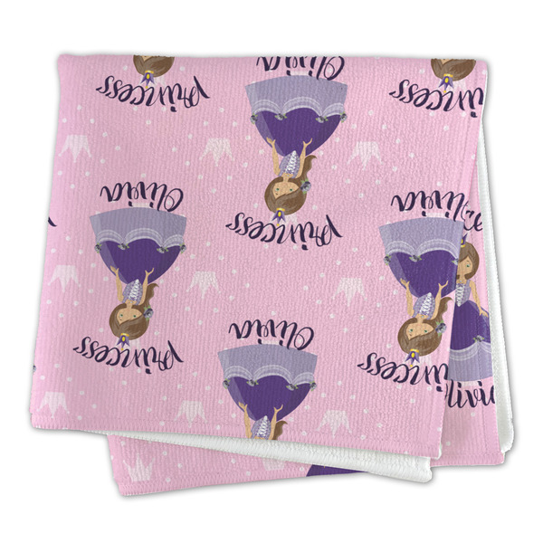 Custom Princess Microfiber Dish Rag - FOLDED (square)