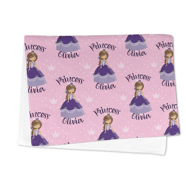 Custom Princess Microfiber Dish Towel - FOLDED HALF