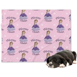 Custom Princess Dog Blanket - Large (Personalized)