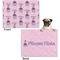Custom Princess Microfleece Dog Blanket - Regular - Front & Back