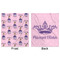 Custom Princess Minky Blanket - 50"x60" - Double Sided - Front & Back