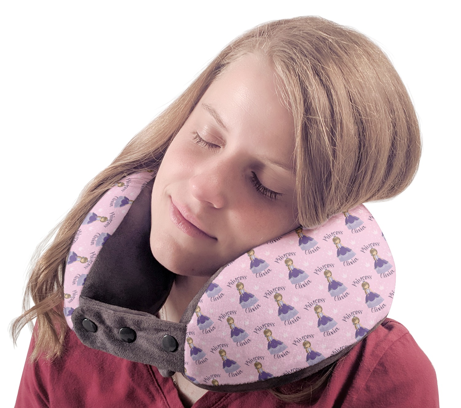 Custom Princess Travel Neck Pillow YouCustomizeIt