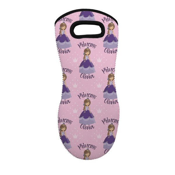 Custom Custom Princess Neoprene Oven Mitt - Single w/ Name All Over