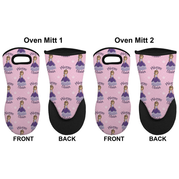 Custom Princess Neoprene Oven Mitt - Set of 2 - Approval