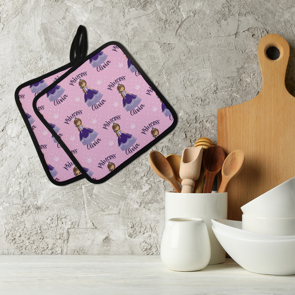 Custom Princess Neoprene Pot Holder - Set of 2  LIFESTYLE