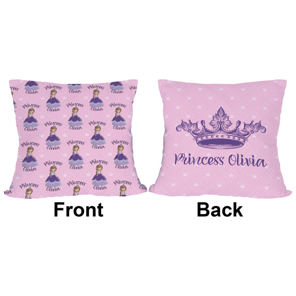 Custom Princess Outdoor Pillow - 16x16