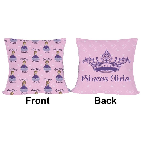 Custom Princess Outdoor Pillow - 18x18