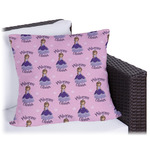 Custom Princess Outdoor Pillow - 16" (Personalized)
