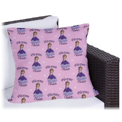 Custom Princess Outdoor Pillow (Personalized)