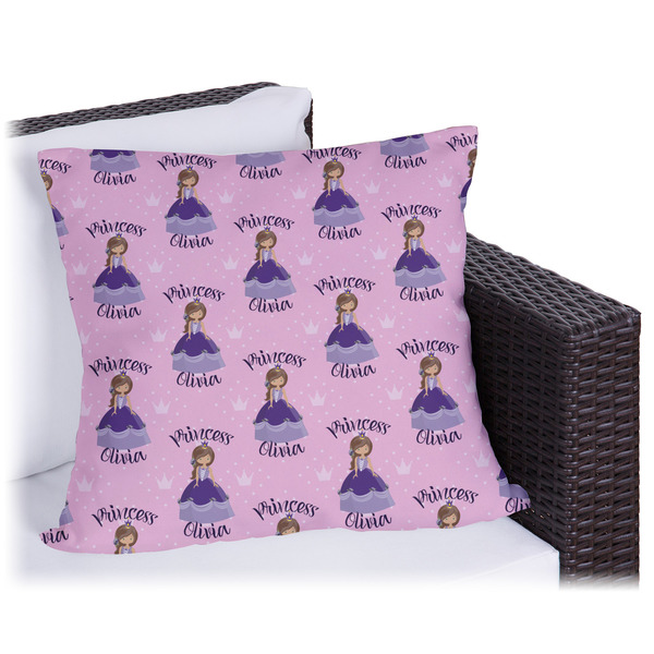 Custom Custom Princess Outdoor Pillow - 18" (Personalized)