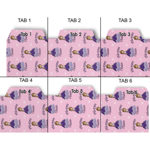Custom Princess Page Dividers - Set of 6 - Approval