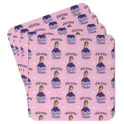 Custom Princess Paper Coasters w/ Name All Over