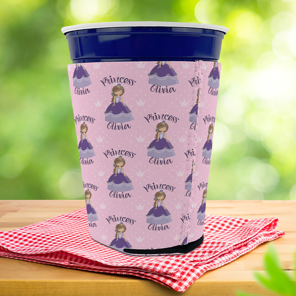 Custom Princess Party Cup Sleeves - with bottom - Lifestyle