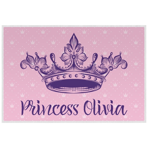 Custom Princess Personalized Placemat (Back)