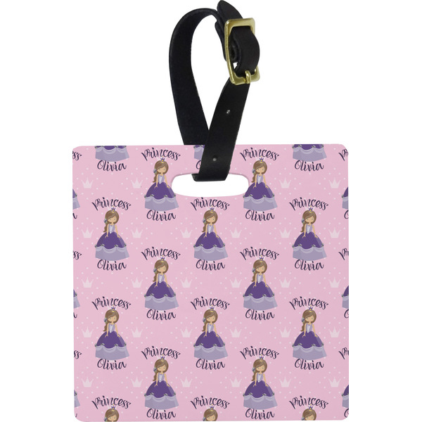 Custom Princess Personalized Square Luggage Tag