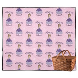 Custom Princess Outdoor Picnic Blanket (Personalized)