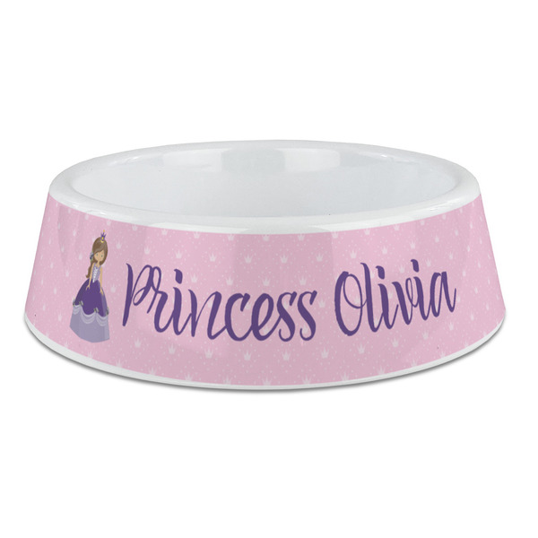 Custom Custom Princess Plastic Dog Bowl - Large (Personalized)
