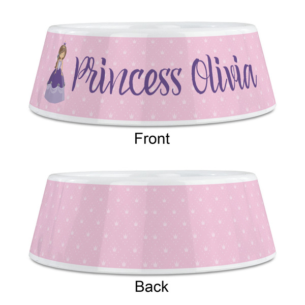 Custom Princess Plastic Pet Bowls - Medium - APPROVAL