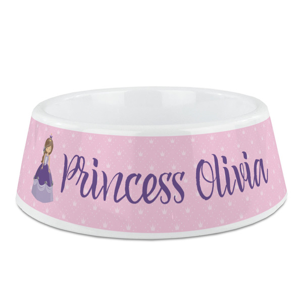 Custom Custom Princess Plastic Dog Bowl (Personalized)