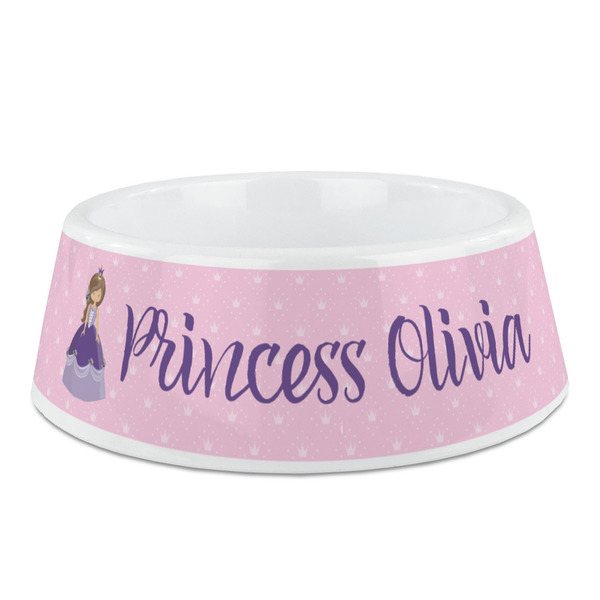 Custom Custom Princess Plastic Dog Bowl - Medium (Personalized)