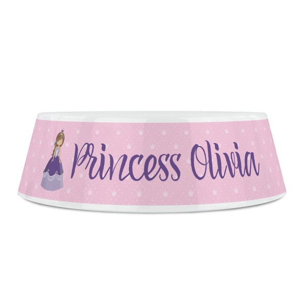 Custom Princess Plastic Pet Bowls - Small - FRONT