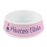 Custom Princess Plastic Dog Bowl - Small (Personalized)