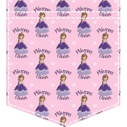 Custom Princess Iron On Faux Pocket (Personalized)