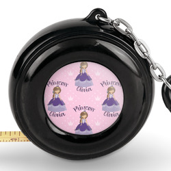 Custom Princess Pocket Tape Measure - 6 Ft w/ Carabiner Clip (Personalized)