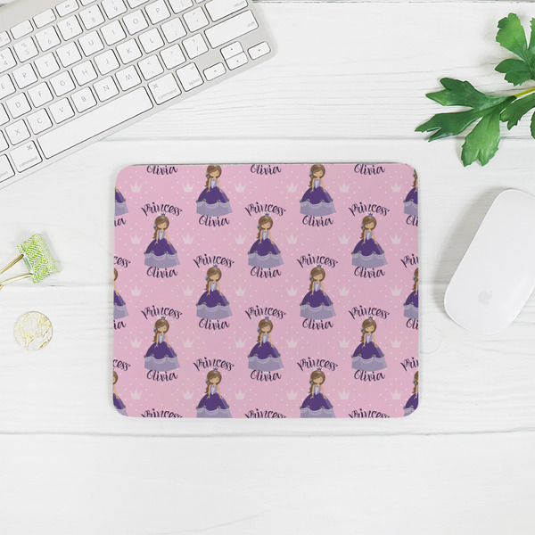 Custom Princess Rectangular Mouse Pad - LIFESTYLE 2