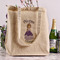 Custom Princess Reusable Cotton Grocery Bag - In Context