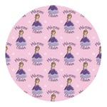 Custom Princess Round Decal (Personalized)